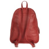 Rucsac din piele naturala DiAmanti Carmen Rosso